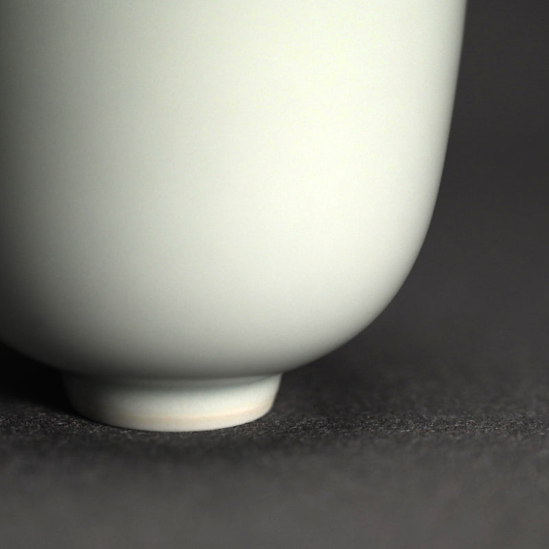 Sencha Porcelain Tea Cup Set ー八木 明 “蓋物付 煎茶碗”