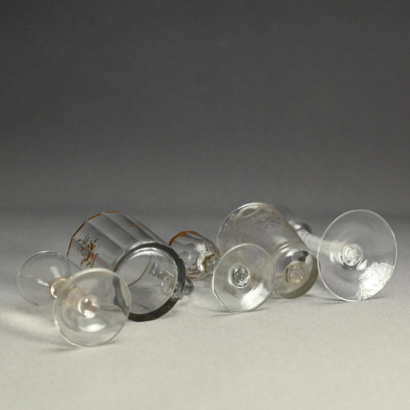 Set of 5 Dutch Glass Vessels from Nakai Riken Collection