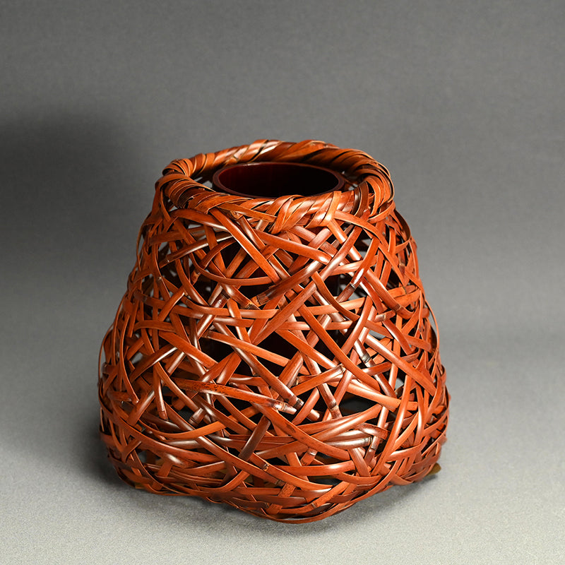 Bamboo Basket ー五代 早川 尚古斎 "鳳凰竹花籠"