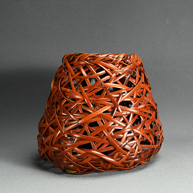 Bamboo Basket ー五代 早川 尚古斎 "鳳凰竹花籠"