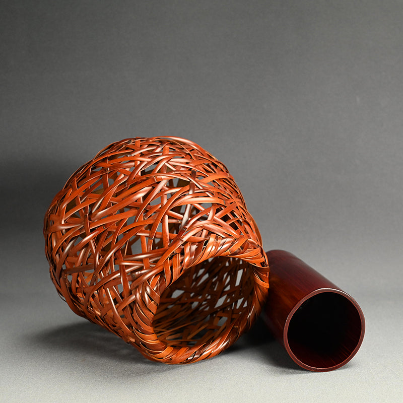 Bamboo Basket ー五代 早川 尚古斎 "鳳凰竹花籠"