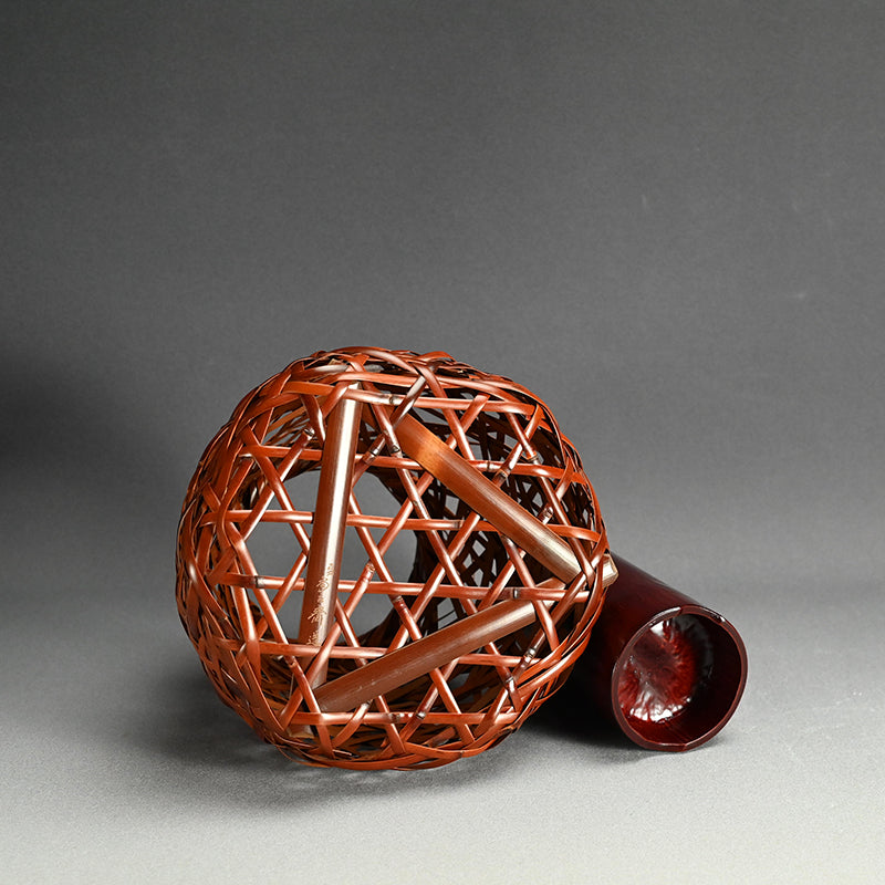 Bamboo Basket ー五代 早川 尚古斎 "鳳凰竹花籠"