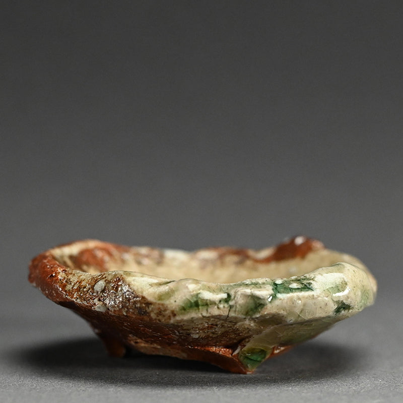 Iga Ash Glazed 5 pc. Plate Set ー新 学 “灰釉 叩き小皿”