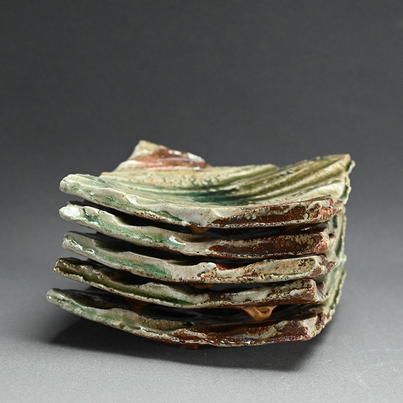 Iga Shinogi 5 pc. Plate Set ー新 学 “鎬皿”