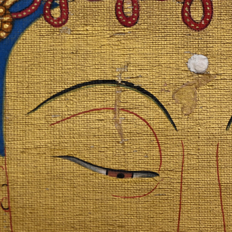 Rare Edo p. Japanese Buddhist Scroll, Daizuigu Bosatsu ー"大隨求菩薩尊像"