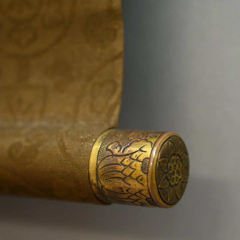 Rare Edo p. Japanese Buddhist Scroll, Daizuigu Bosatsu ー"大隨求菩薩尊像"