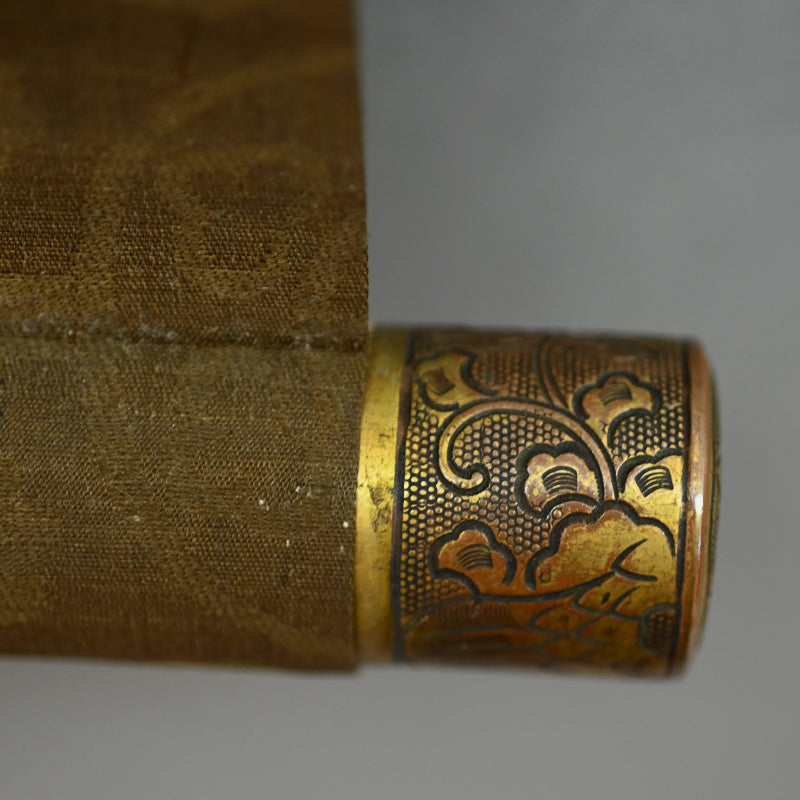 Rare Edo p. Japanese Buddhist Scroll, Daizuigu Bosatsu ー"大隨求菩薩尊像"