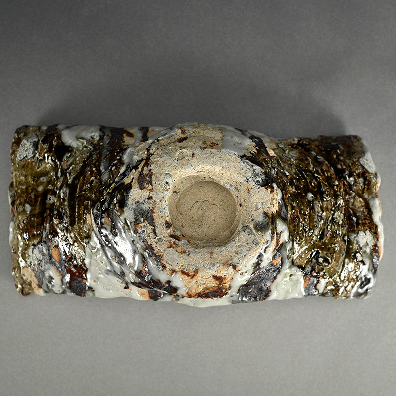 Geta Zara Plate ー村越 琢磨 “灰釉 下駄皿”