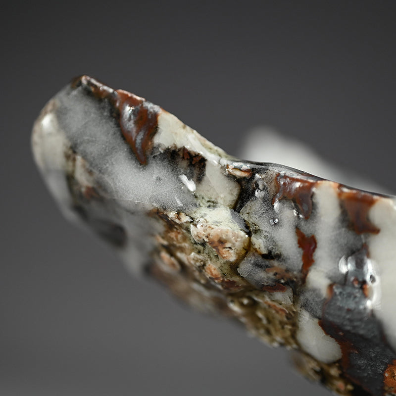 Geta Zara Plate ー村越 琢磨 “灰釉 下駄皿”