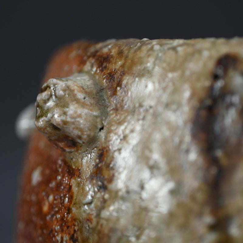Natural Ash Glazed Anagama Mizusashi ー村越 琢磨 “信楽 水指”