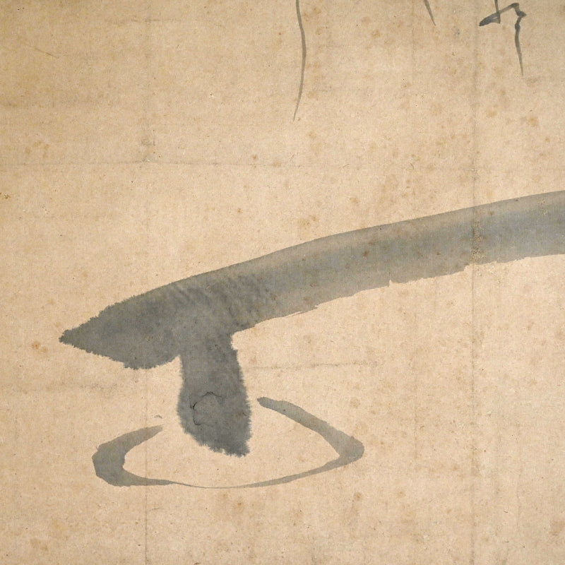 Mortar and Pestle by Hakuin Ekaku, Edo period Zen Painting ー白隠 慧鶴
