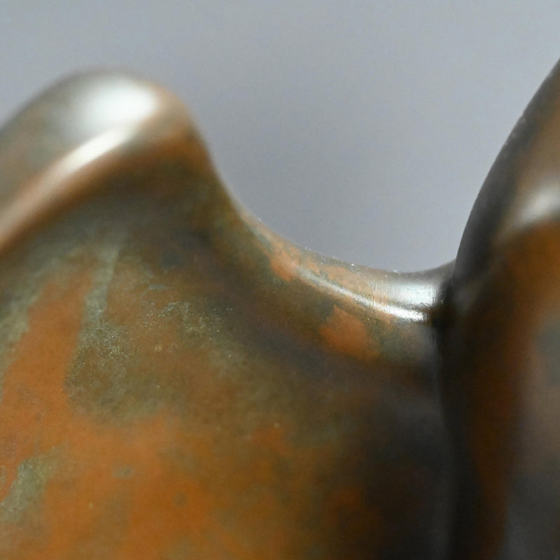 Bronze Duck family by Imperial Artist ー津田 信夫 "愛憐庇護"