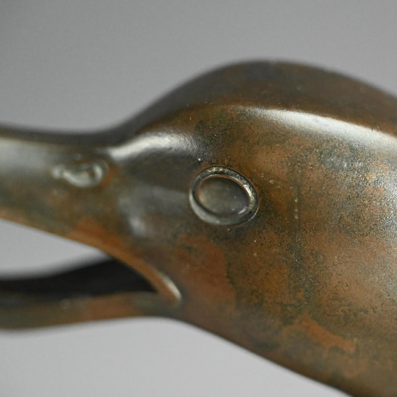 Bronze Duck family by Imperial Artist ー津田 信夫 "愛憐庇護"