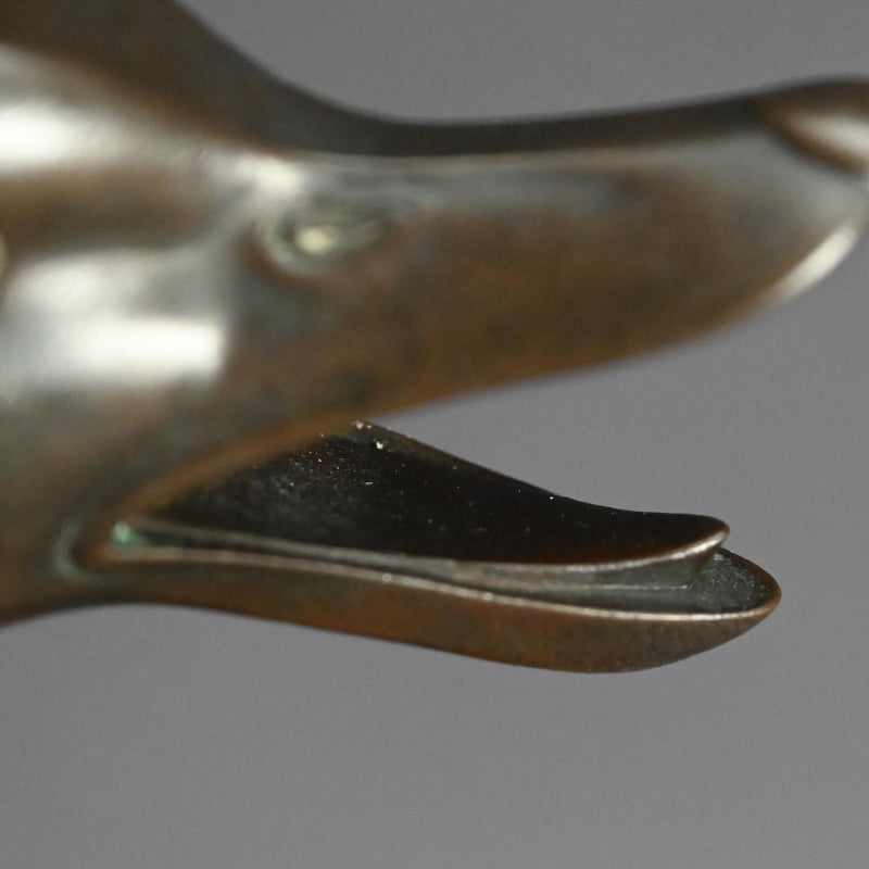 Bronze Duck family by Imperial Artist ー津田 信夫 "愛憐庇護"