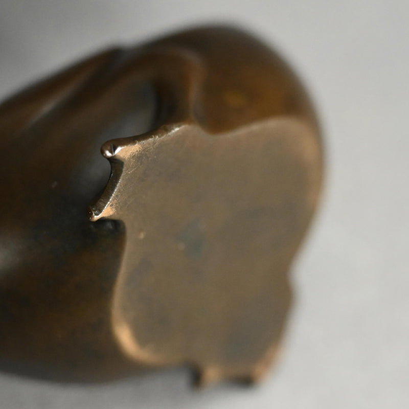 Bronze Duck family by Imperial Artist ー津田 信夫 "愛憐庇護"