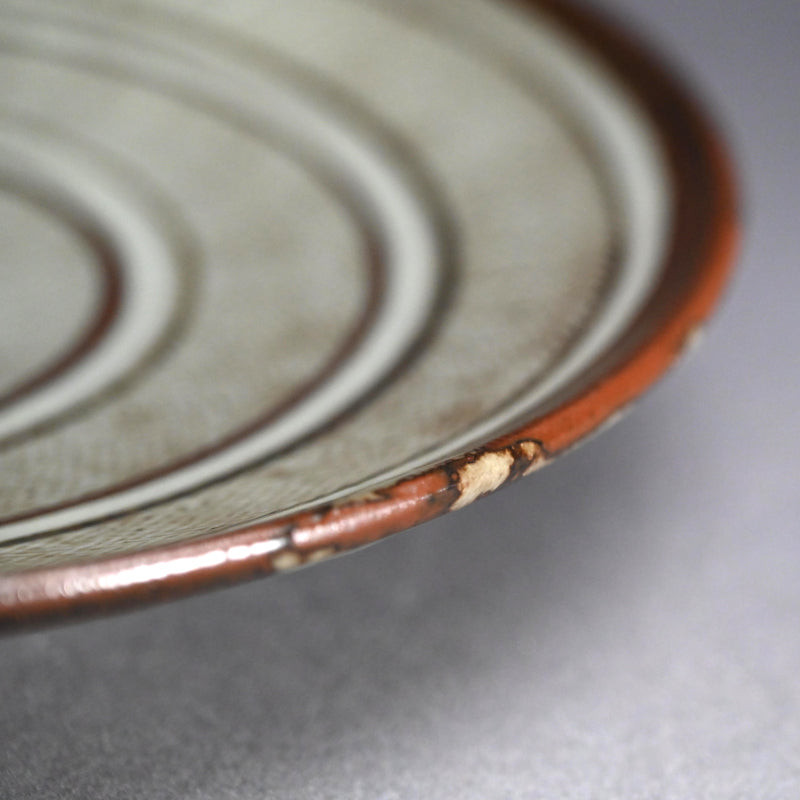 Large Platter by LNT ー島岡 達三 “地釉象嵌縄文皿”