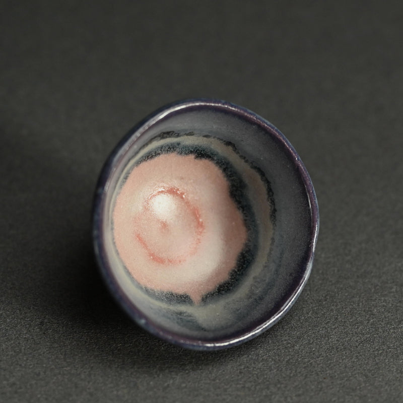 Guinomi Sake cup ー宮下 善繭 “彩泥盃”