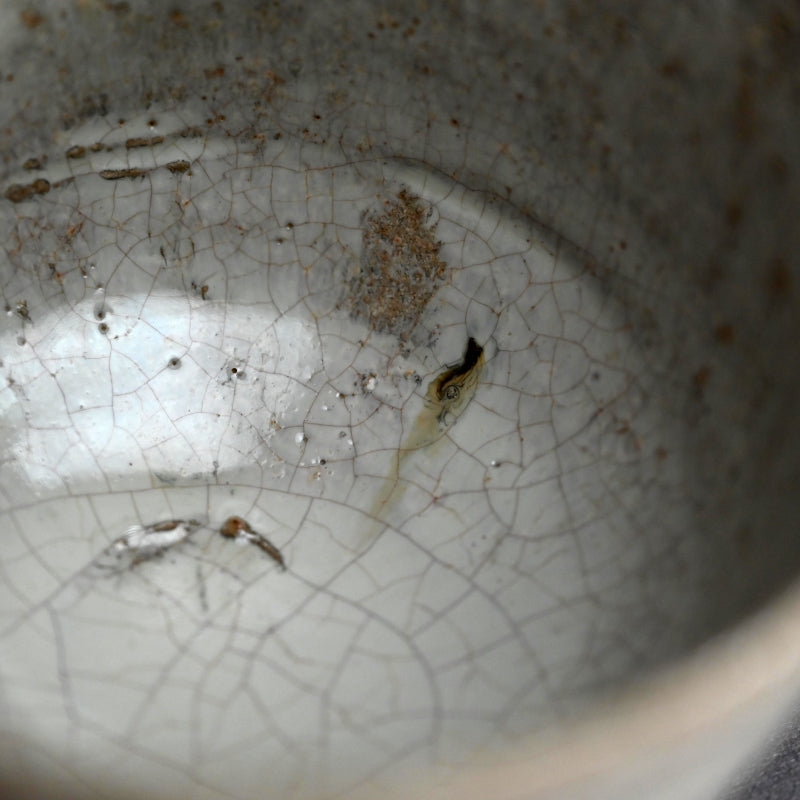 Karatsu Chawan Tea Bowl ー中川 自然坊 “斑唐津 茶碗”