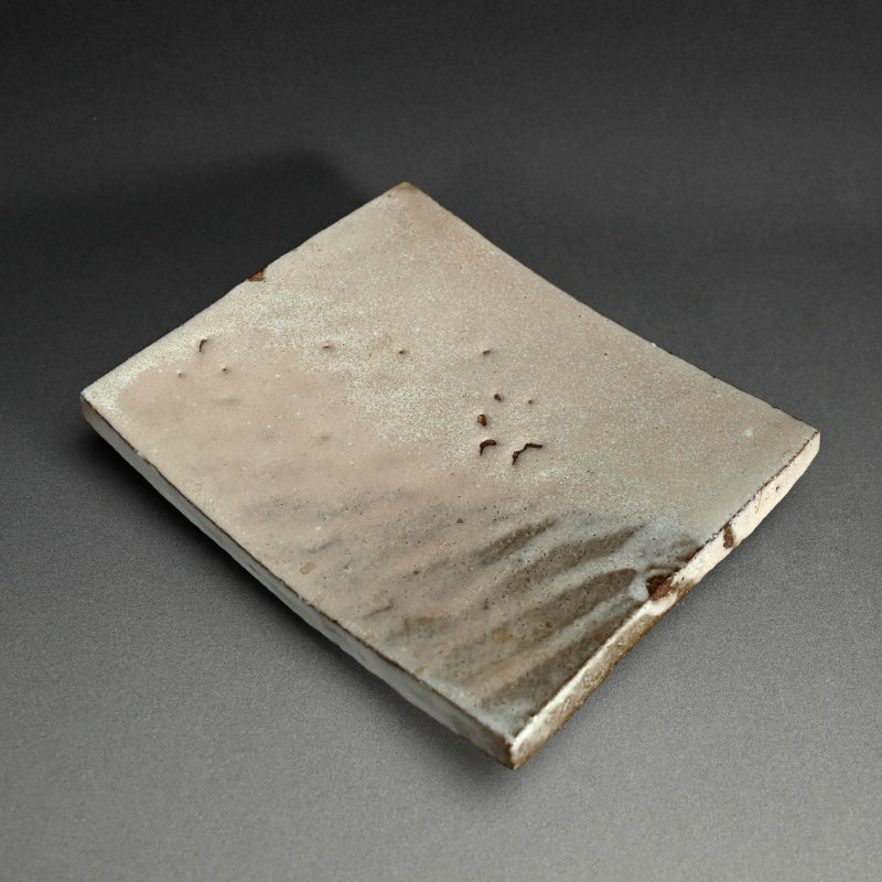 Lavender Hue Hagi Slab Plate ー三輪 栄造 “皿”