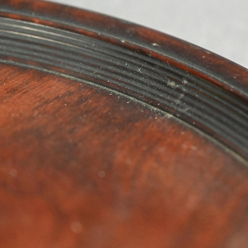 Wooden Tray, Beans by Yabe Takayoshi & Shimizu Hian ー矢部 高義(犀洲), 清水 比庵