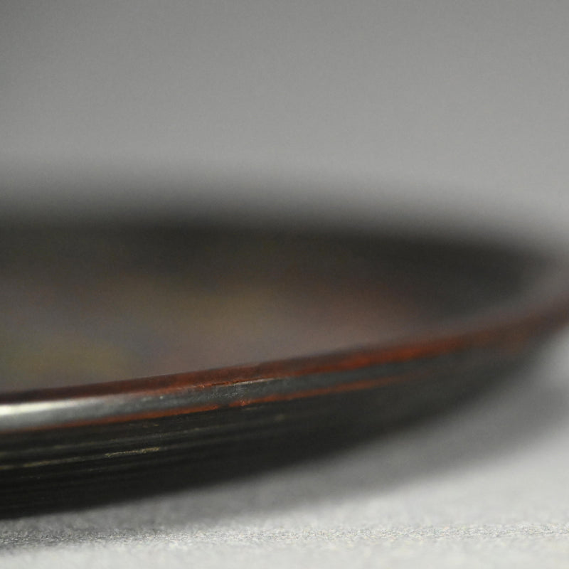 Wooden Tray, Beans by Yabe Takayoshi & Shimizu Hian ー矢部 高義(犀洲), 清水 比庵