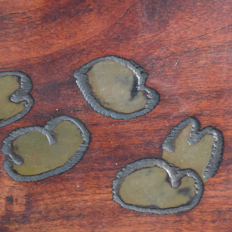 Wooden Tray, Beans by Yabe Takayoshi & Shimizu Hian ー矢部 高義(犀洲), 清水 比庵