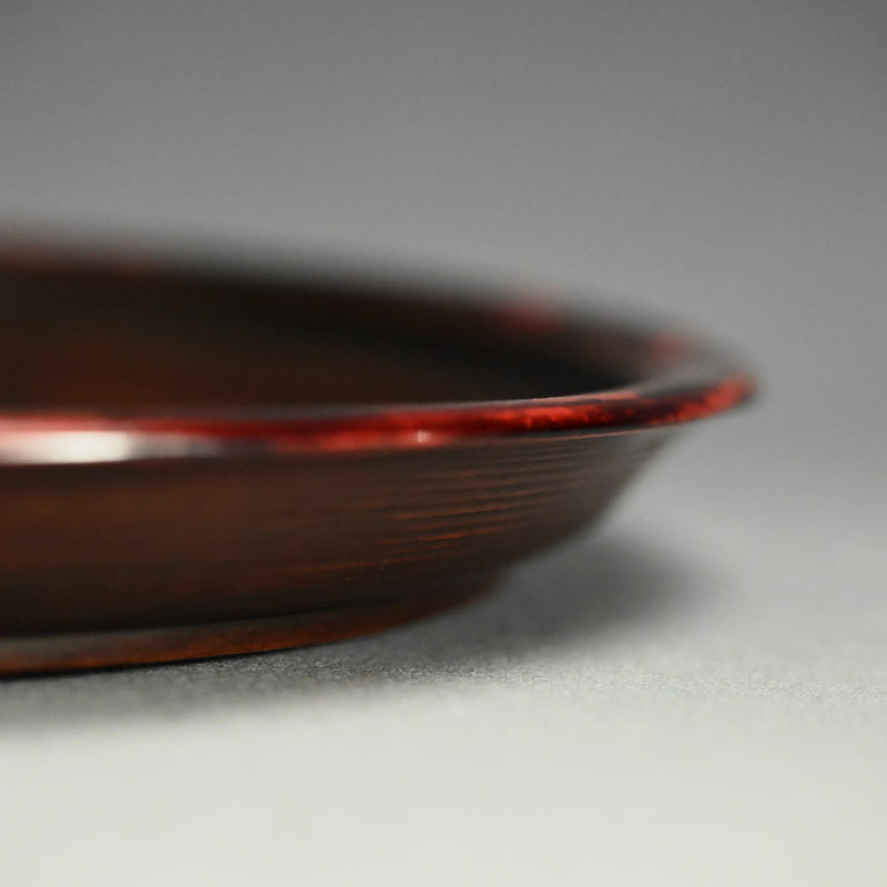 Wooden Tray by Yabe Takayoshi and Shimizu Hian ー矢部 高義(犀洲), 清水 比庵