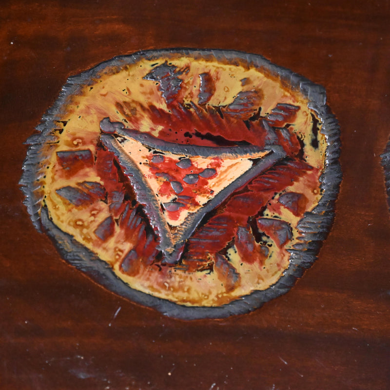 Wooden Tray by Yabe Takayoshi and Shimizu Hian ー矢部 高義(犀洲), 清水 比庵