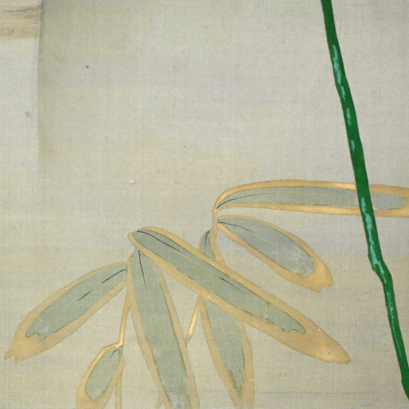 Pair Large Antique Floral Scrolls ー白山 春邦