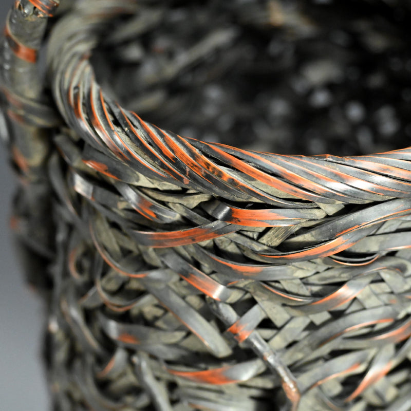 Bamboo and Rootwood Mingei Wa-gumi Basket