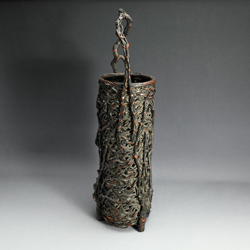 Bamboo and Rootwood Mingei Wa-gumi Basket