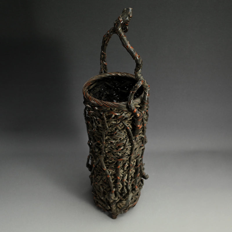 Bamboo and Rootwood Mingei Wa-gumi Basket