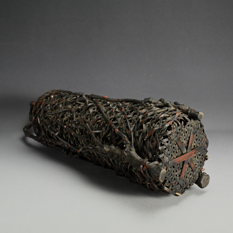 Bamboo and Rootwood Mingei Wa-gumi Basket