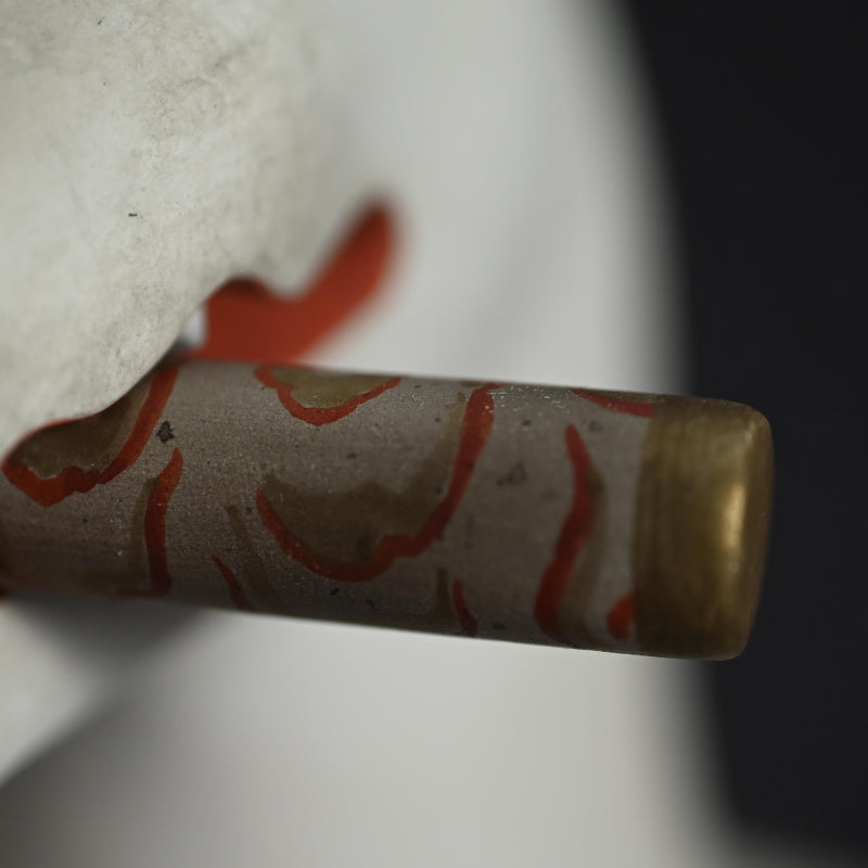 Pair of Edo period Inari Kitsune Fox Guardians
