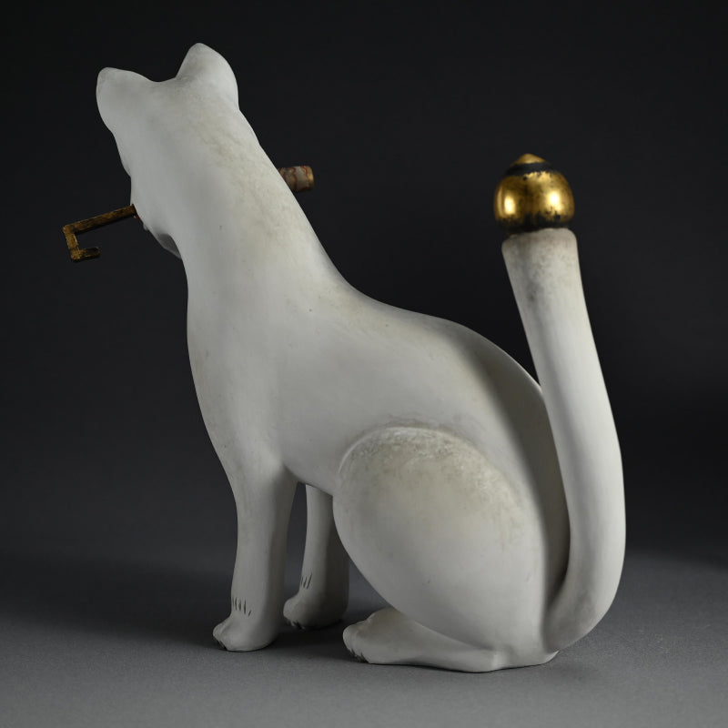 Pair of Edo period Inari Kitsune Fox Guardians