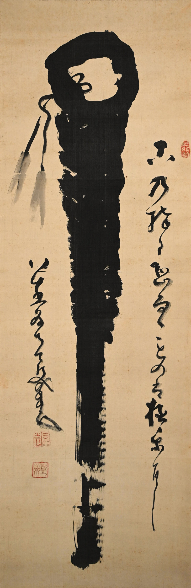 Bo-ga Zenga Painting of Staff ー中原 南天棒 “棒画賛”