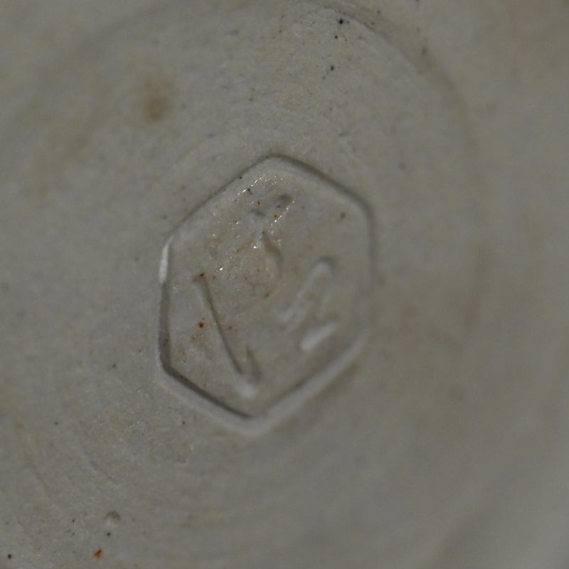 Mid-century Vase ー清水 六兵衛 “藍彩泉文四方花瓶”