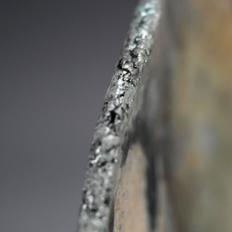 Ash Glazed Twice Fired Kintsugi Plate ー古谷 和也 "信楽窯変円皿"