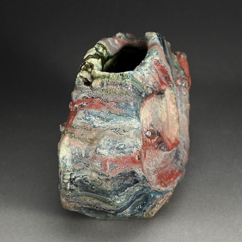 Fabulous Manyosai Vase ー林 正太郎 “万葉彩渦巻紋花器”