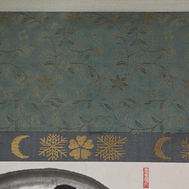 Japanese Zen Priest Kasumi Bunsho Enso Scroll ー春見 文勝