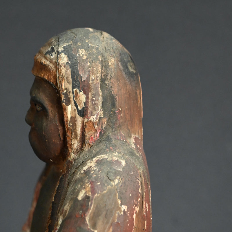 Antique Buddhist Image of the Zen Patriarch Daruma