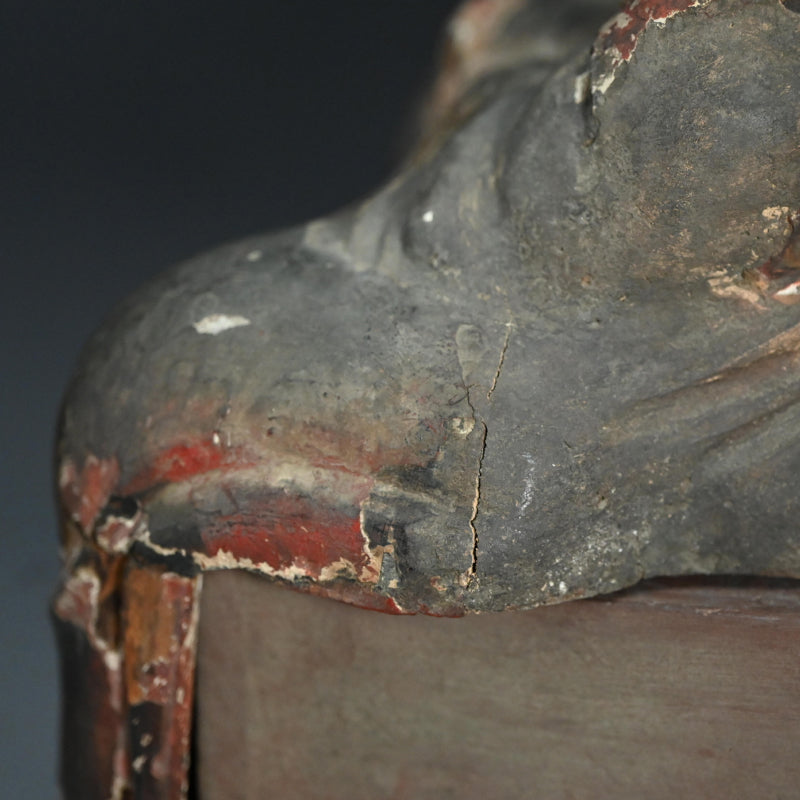 Antique Buddhist Image of the Zen Patriarch Daruma