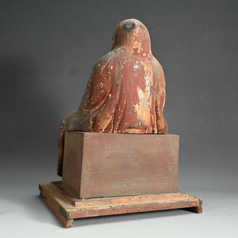 Antique Buddhist Image of the Zen Patriarch Daruma