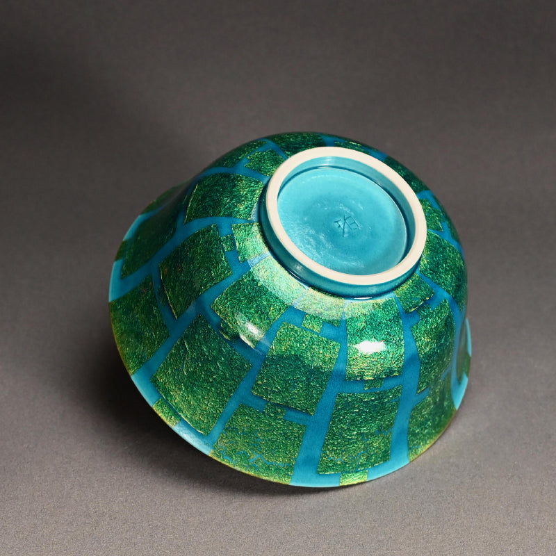 Large Gold Decorated Bowl ー小野 伯子 “釉裏金彩 菓子鉢”