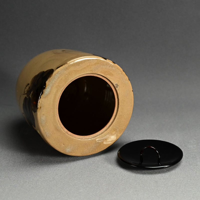 Antique Japanese Mushiake yaki Mizusashi