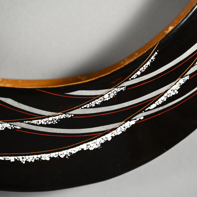 Dry Lacquer Hanging Vase ー山田 豊 “乾漆 丸釣花入”