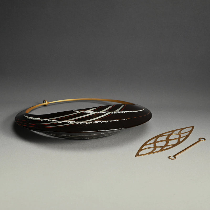 Dry Lacquer Hanging Vase ー山田 豊 “乾漆 丸釣花入”