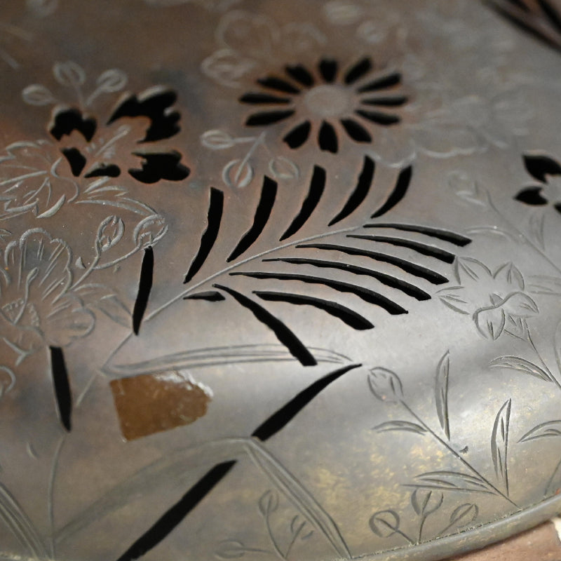 日本の古代漆器「香炉」