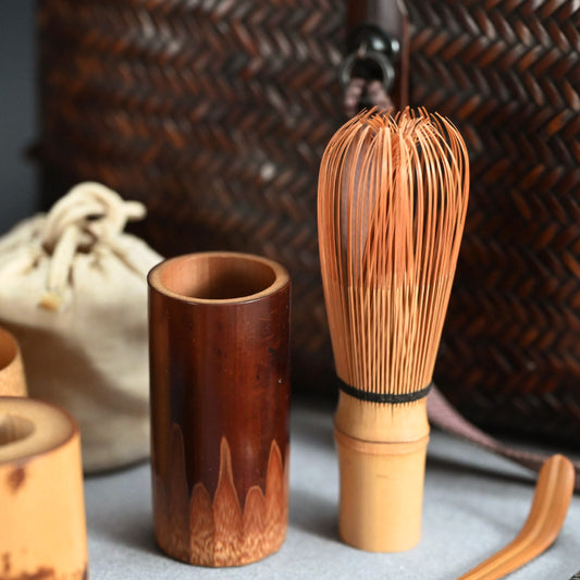 アンティーク竹煎茶セット ー中村宗悦