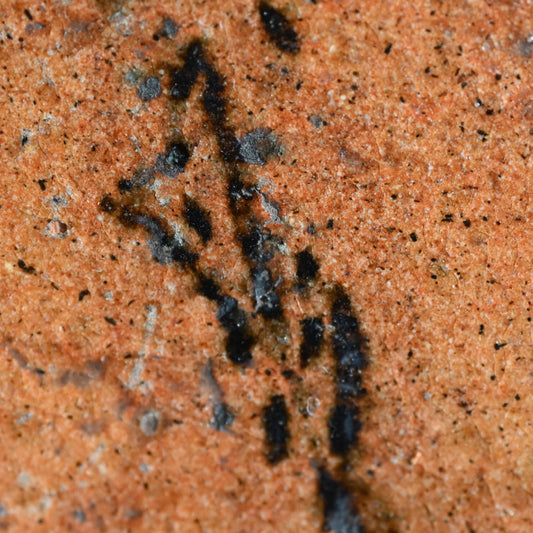 Antique Japanese Ceramic Tile for Maccha Tea Ceremony